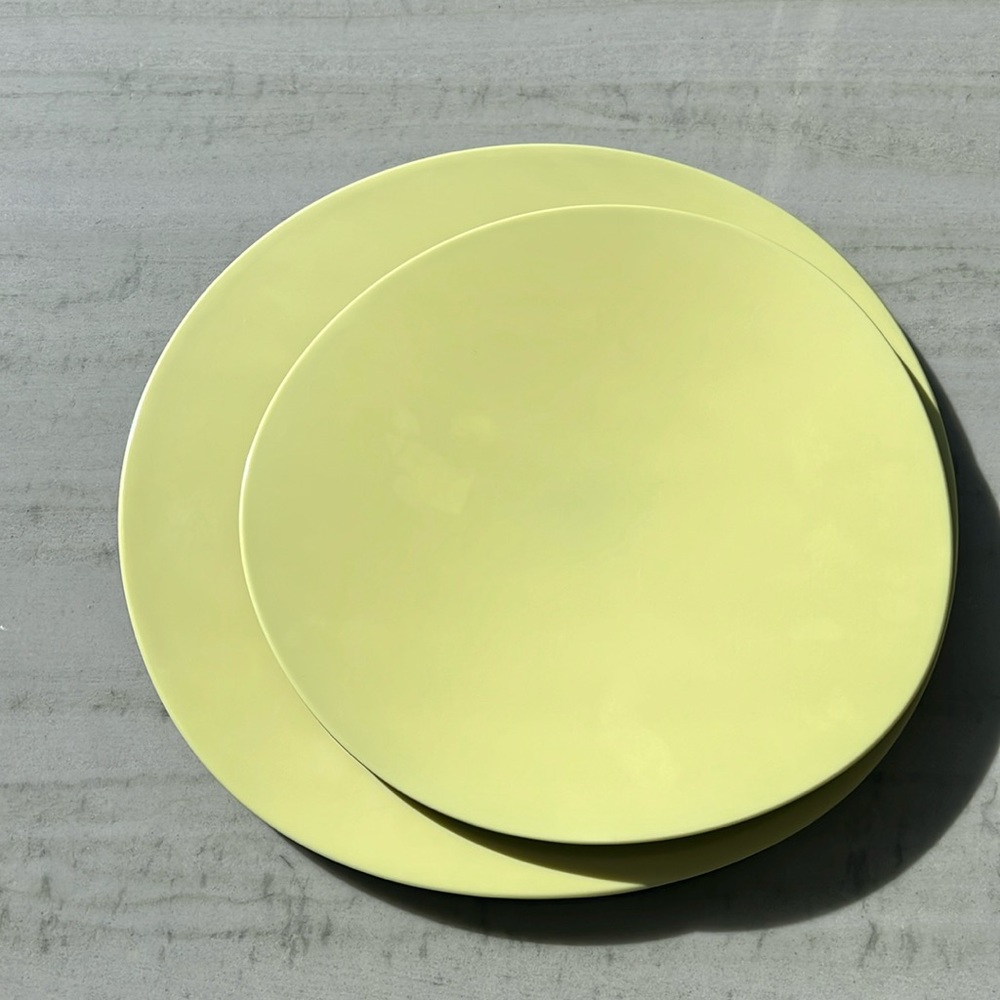 9 Piece Outdoor Dinner Plate Set Umbra DELISH Green